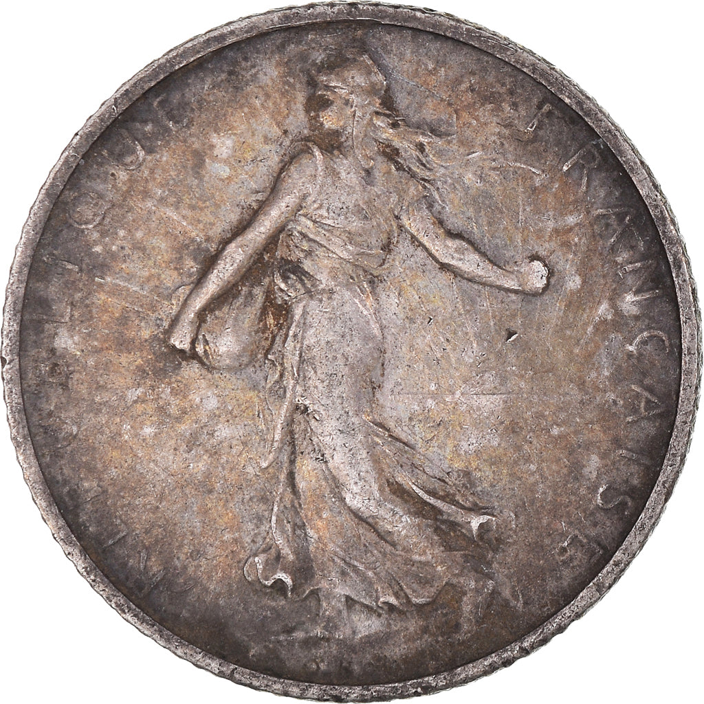 Coin, France, Semeuse, Franc, 1899, Paris, AU(50-53), Silver, KM:844.1