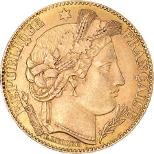 Moneta, Francja, Cérès, 10 Francs, 1899, Paris, AU(50-53), Złoto, KM:830, Le