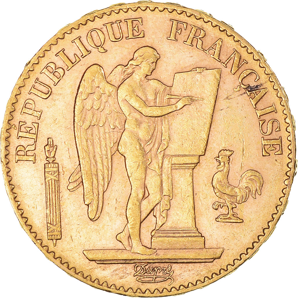 Monnaie, France, Génie, 20 Francs, 1887, Paris, TTB+, Or, Gadoury:1063, KM:825
