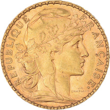 Moneta, Francja, Marianne, 20 Francs, 1902, Paris, EF(40-45), Złoto, KM:847