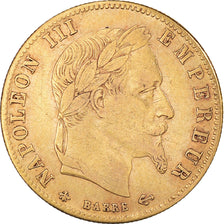Monnaie, France, Napoleon III, 5 Francs, 1863, Paris, TTB, Or, Gadoury:1002