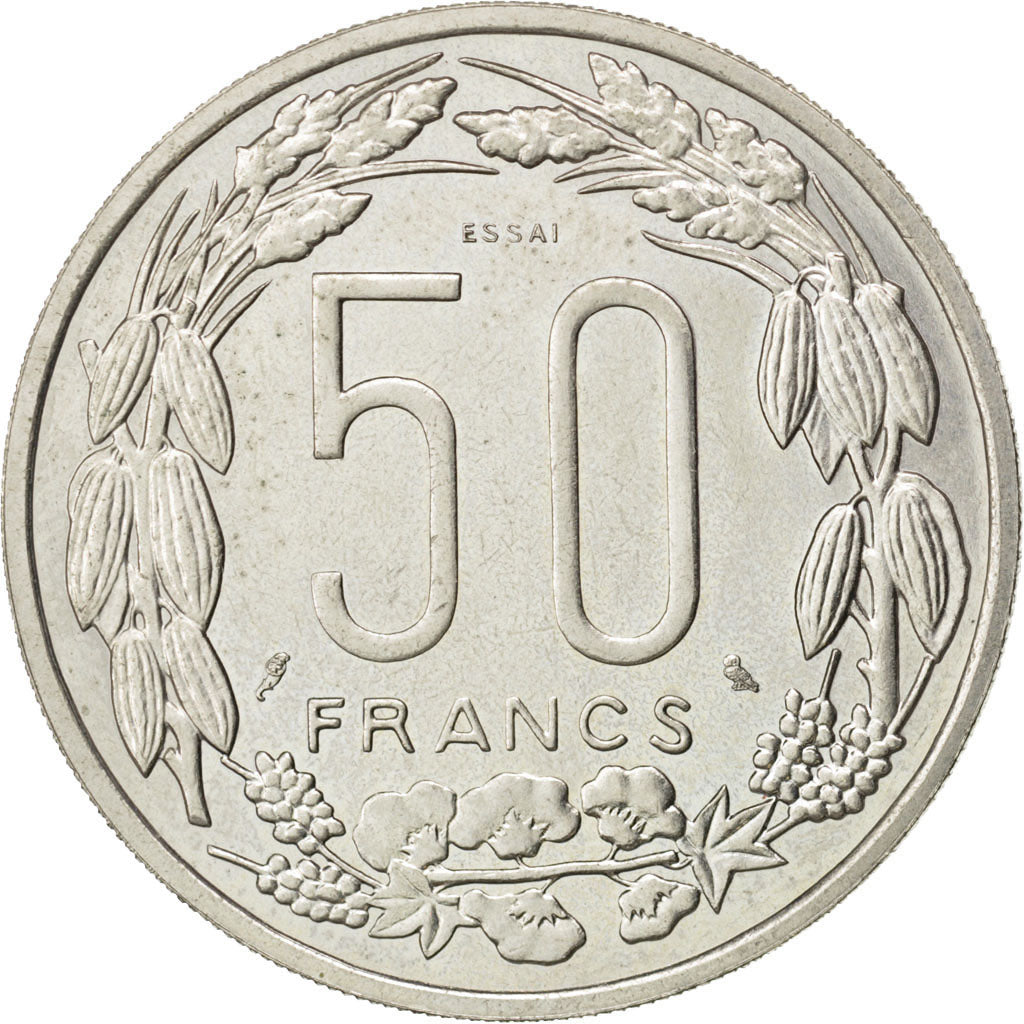 Coin, EQUATORIAL AFRICAN STATES, 50 Francs, 1961, Paris, MS(60-62)