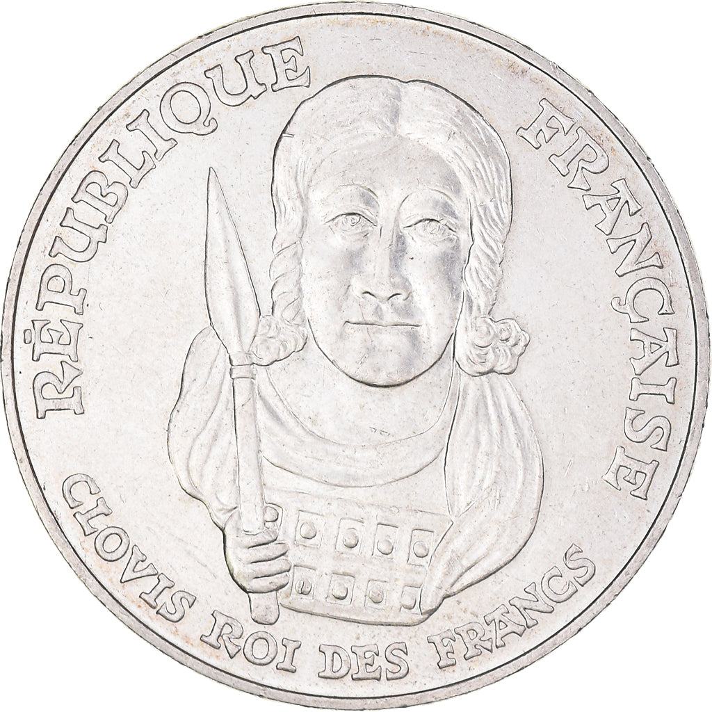 Monnaie, France, Clovis, 100 Francs, 1996, SUP+, Argent, Gadoury:953, KM:1180