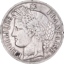 Monnaie, France, Cérès, 5 Francs, 1850, Paris, TB+, Argent, Gadoury:719