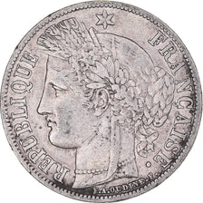 Münze, Frankreich, Cérès, 5 Francs, 1851, Paris, S+, Silber, KM:761.1