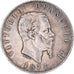 Coin, Italy, Vittorio Emanuele II, 5 Lire, 1871, Milan, VF(30-35), Silver