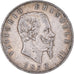 Coin, Italy, Vittorio Emanuele II, 5 Lire, 1872, Milan, VF(30-35), Silver