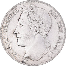 Coin, Belgium, Leopold I, 5 Francs, 5 Frank, 1849, VF(30-35), Silver, KM:3.2