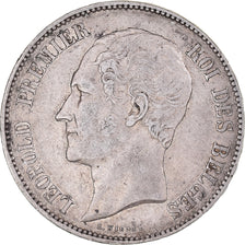 Coin, Belgium, Leopold I, 5 Francs, 5 Frank, 1850, VF(30-35), Silver, KM:17