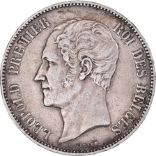 Coin, Belgium, Leopold I, 5 Francs, 5 Frank, 1852, EF(40-45), Silver, KM:17