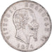 Coin, Italy, Vittorio Emanuele II, 5 Lire, 1874, Milan, AU(55-58), Silver