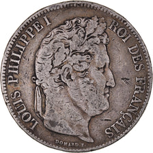 Coin, France, Louis-Philippe, 5 Francs, 1832, Nantes, VF(20-25), Silver