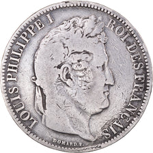 Moneda, Francia, Louis-Philippe, 5 Francs, 1831, La Rochelle, BC, Plata