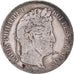 Coin, France, Louis-Philippe, 5 Francs, 1833, Lyon, VF(20-25), Silver, KM:749.4