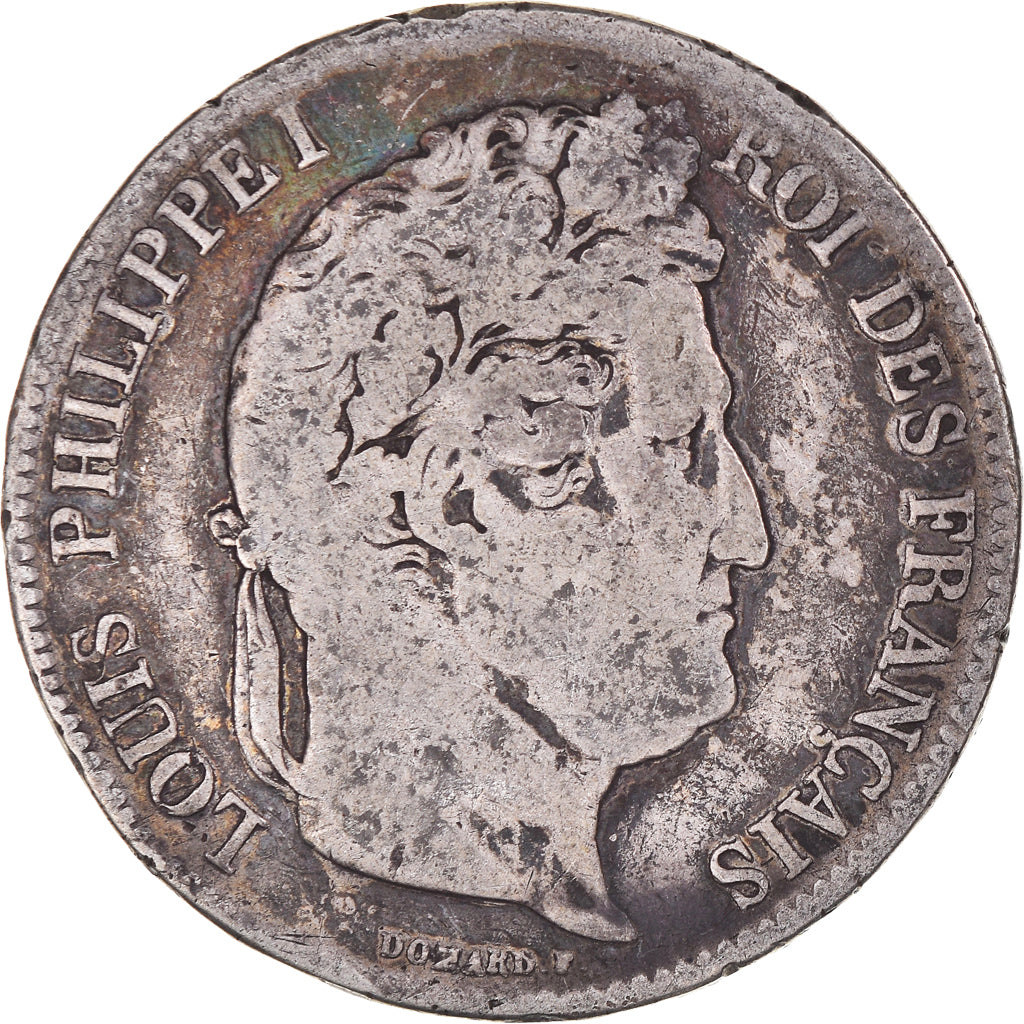 Münze, Frankreich, Louis-Philippe, 5 Francs, 1832, Marseille, S, Silber