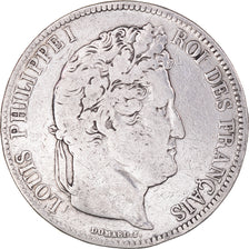 Coin, France, Louis-Philippe, 5 Francs, 1832, Marseille, VF(20-25), Silver