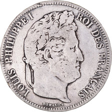 Münze, Frankreich, Louis-Philippe, 5 Francs, 1838, Marseille, S, Silber