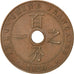 FRENCH INDO-CHINA, Cent, 1920, San Francisco, KM #12.2, AU(50-53), Bronze, 26,..