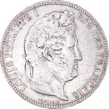 Coin, France, Louis-Philippe, 5 Francs, 1831, Bordeaux, VF(20-25), Silver