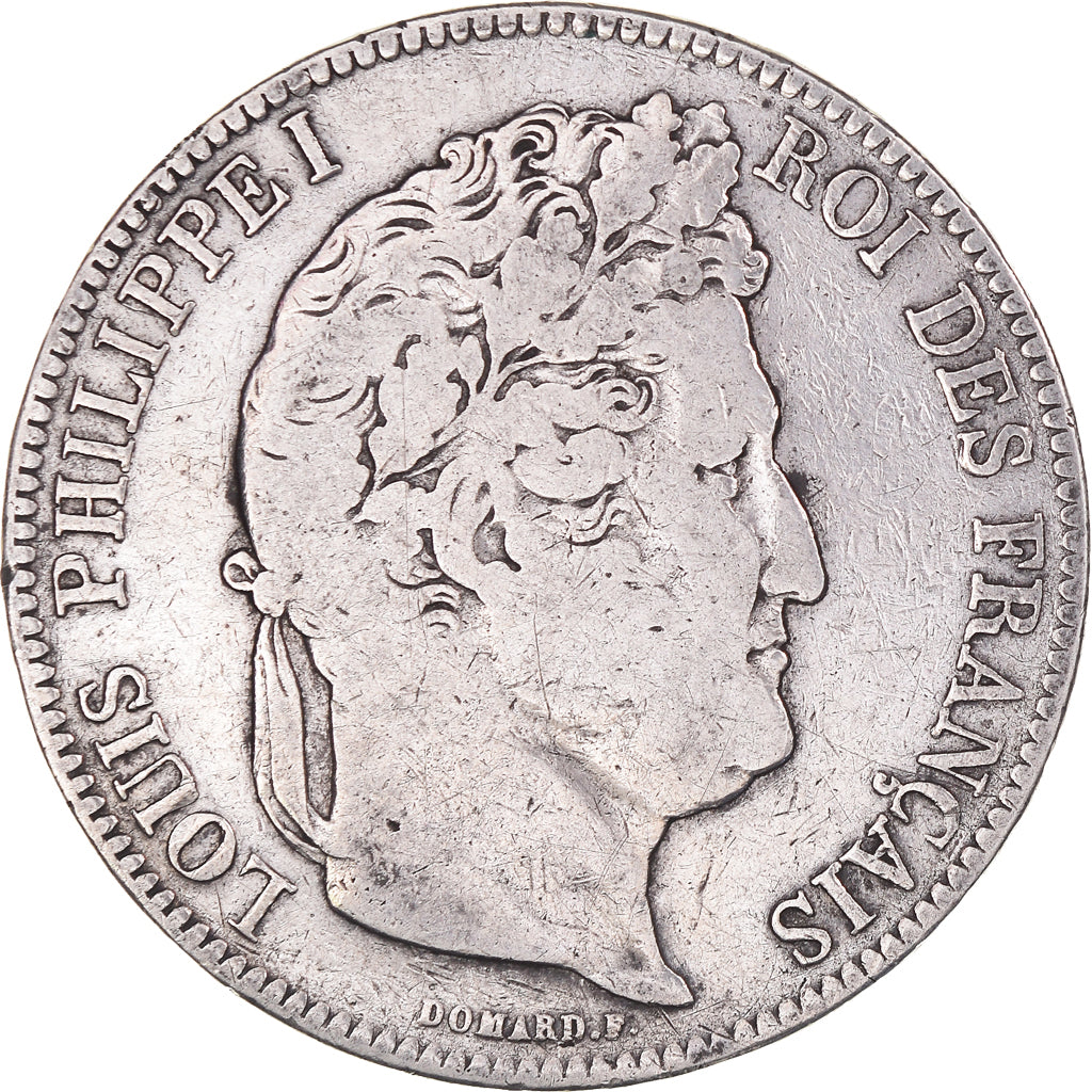 Monnaie, France, Louis-Philippe, 5 Francs, 1840, Bordeaux, TB, Argent