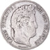 Moeda, França, Louis-Philippe, 5 Francs, 1841, Bordeaux, VF(20-25), Prata