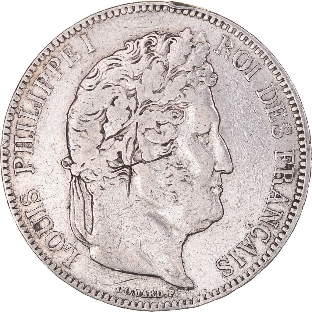 Monnaie, France, Louis-Philippe, 5 Francs, 1842, Bordeaux, TB, Argent