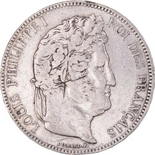 Monnaie, France, Louis-Philippe, 5 Francs, 1842, Bordeaux, TB, Argent