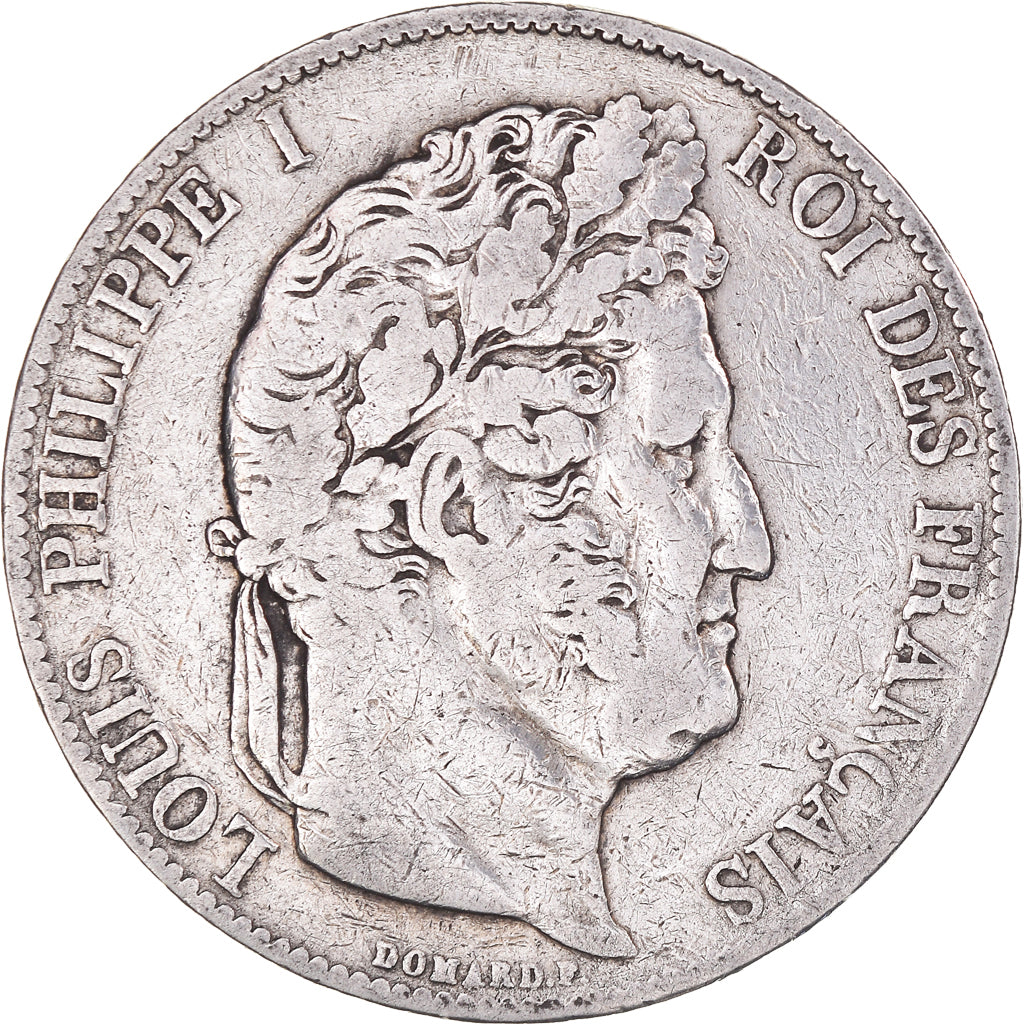 Coin, France, Louis-Philippe, 5 Francs, 1846, Bordeaux, VF(20-25), Silver