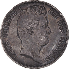 Moneta, Francia, Louis-Philippe, 5 Francs, 1830, Rouen, MB, Argento, KM:735.2