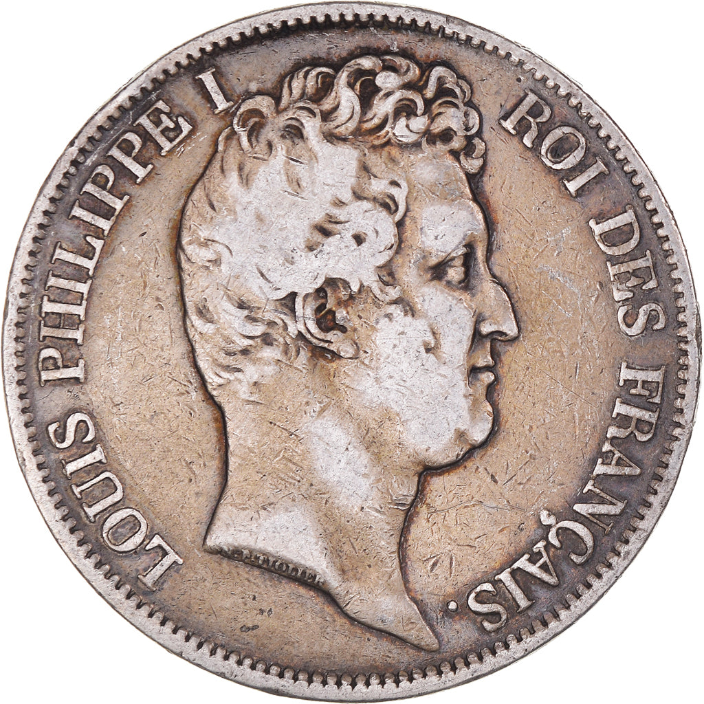 Moneta, Francja, Louis-Philippe, 5 Francs, 1831, Rouen, VF(20-25), Srebro