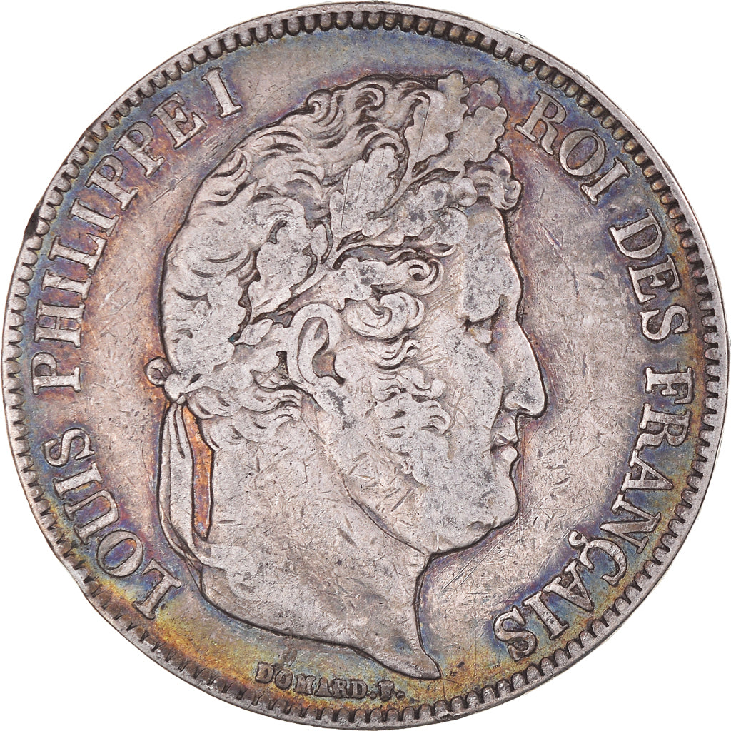 Münze, Frankreich, Louis-Philippe, 5 Francs, 1834, Rouen, S+, Silber, KM:749.2
