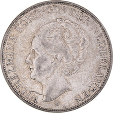 Coin, Netherlands, Wilhelmina I, 2-1/2 Gulden, 1930, EF(40-45), Silver, KM:165