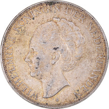 Münze, Niederlande, Wilhelmina I, 2-1/2 Gulden, 1938, VZ, Silber, KM:165