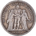 Coin, France, Hercule, 5 Francs, 1848, Strasbourg, VF(20-25), Silver, KM:756.2