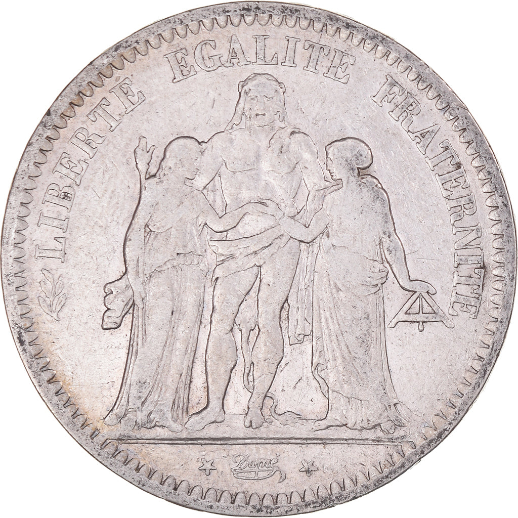 Monnaie, France, Hercule, 5 Francs, 1848, Strasbourg, TB+, Argent, Gadoury:683