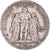 Moeda, França, Hercule, 5 Francs, 1849, Strasbourg, VF(20-25), Prata, KM:756.2