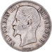 Coin, France, Napoleon III, 5 Francs, 1855, Strasbourg, VF(20-25), Silver