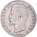 Moneta, Francia, Napoleon III, 5 Francs, 1856, Lyon, MB, Argento, KM:782.3