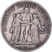 Moneda, Francia, Hercule, 5 Francs, 1848, Bordeaux, BC+, Plata, KM:756.4