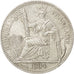 FRENCH COCHIN CHINA, 10 Cents, 1884, Paris, KM #4, MS(60-62), Silver, Lecompte..