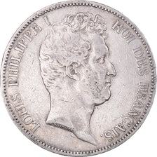 Monnaie, France, Louis-Philippe, 5 Francs, 1830, Paris, TB, Argent, Gadoury:676