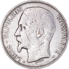 Moneta, Francia, Napoléon III, 5 Francs, 1852, Paris, MB, Argento, KM:773.1