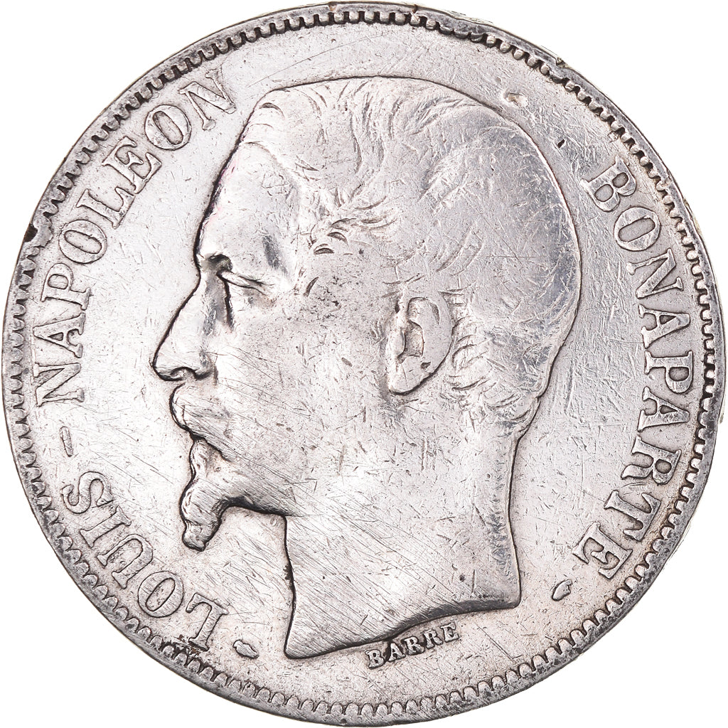 Moneta, Francja, Napoléon III, 5 Francs, 1852, Paris, VF(20-25), Srebro