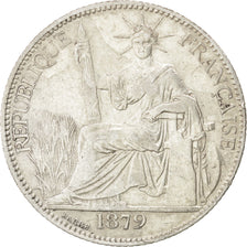 Coin, FRENCH COCHIN CHINA, 20 Cents, 1879, Paris, EF(40-45), Silver, KM:5