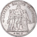 Münze, Frankreich, Hercule, 5 Francs, 1877, Paris, S+, Silber, KM:820.1