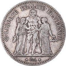 Monnaie, France, Hercule, 5 Francs, 1877, Paris, TTB, Argent, Gadoury:745a
