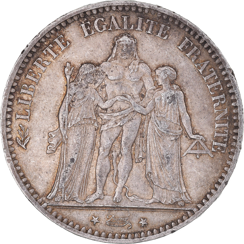 Monnaie, France, Hercule, 5 Francs, 1877, Paris, TTB, Argent, Gadoury:745a