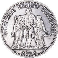 Coin, France, Hercule, 5 Francs, 1874, Paris, AU(50-53), Silver, KM:820.1