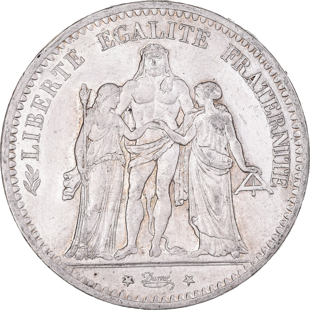 Coin, France, Hercule, 5 Francs, 1875, Paris, EF(40-45), Silver, KM:820.1