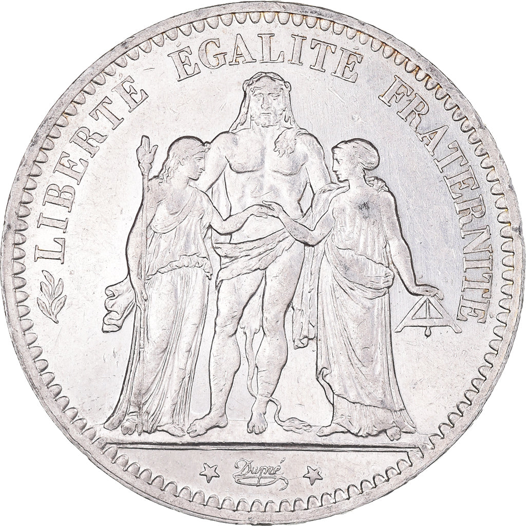 Monnaie, France, Hercule, 5 Francs, 1875, Paris, TTB, Argent, Gadoury:745a